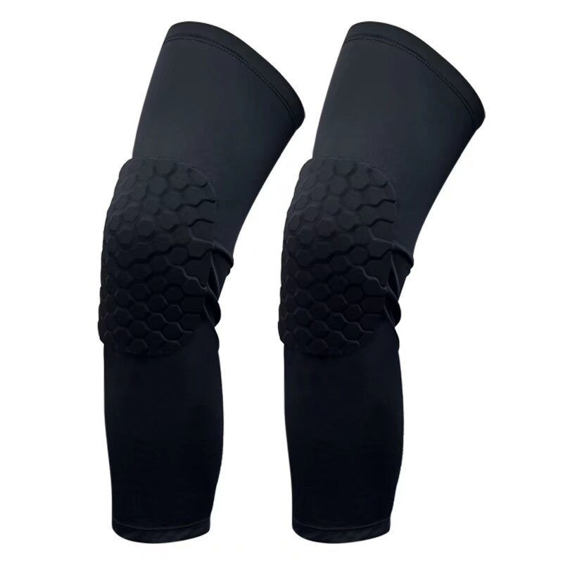【 High Quality knee pads 】black FW01 Smooth panel Honeycomb non-slip knee pads protect knees - fansmotif
