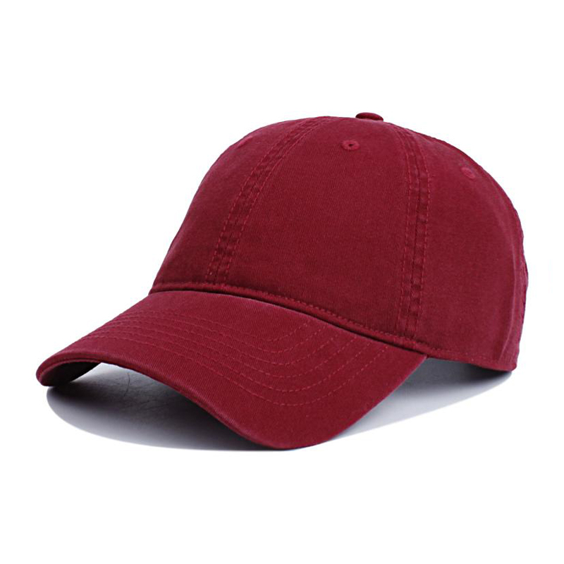 【 High quality hat 】Wine red Hat custom printing logo student hat baseball hat custom - fansmotif