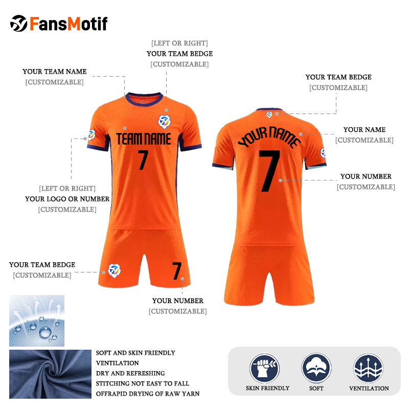 【 Senior jersey customization 】GN Customized football jersey training uniform team game clothing - fansmotif