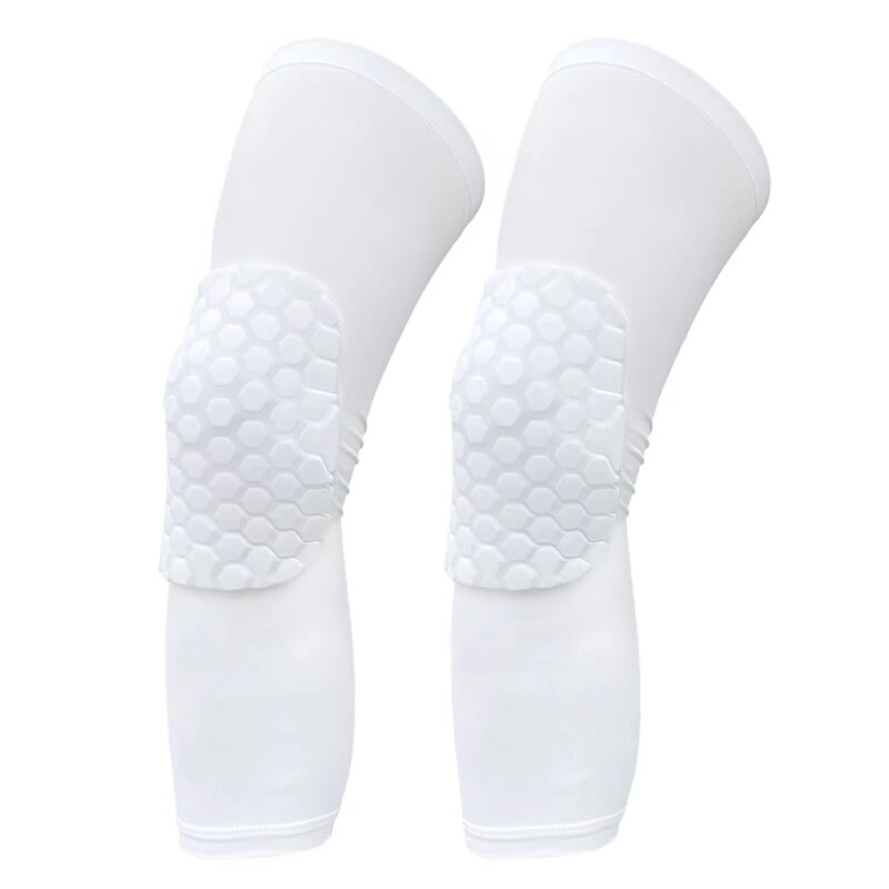 【 High Quality knee pads 】white FW01 Smooth panel Honeycomb non-slip knee pads protect knees - fansmotif