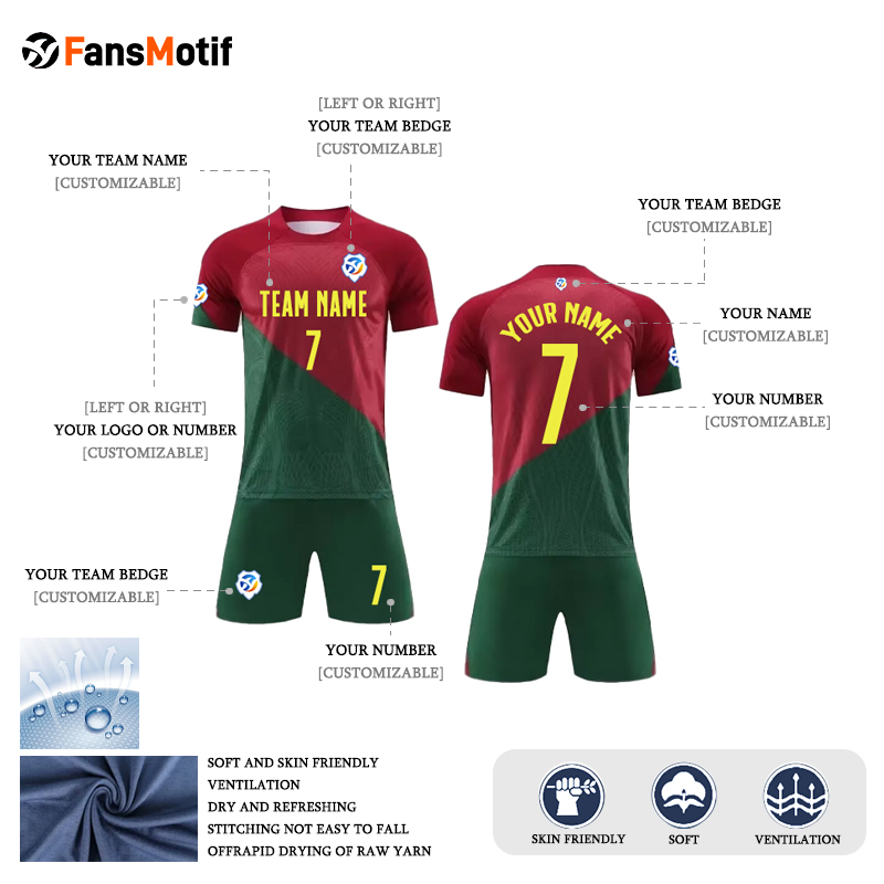 【 Senior jersey customization 】 GP Customized football jersey training uniform team game clothing - fansmotif