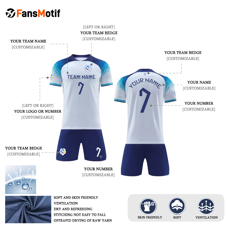 【 Senior jersey customization 】GE Customized high quality jerseys quick drying sportswear - fansmotif
