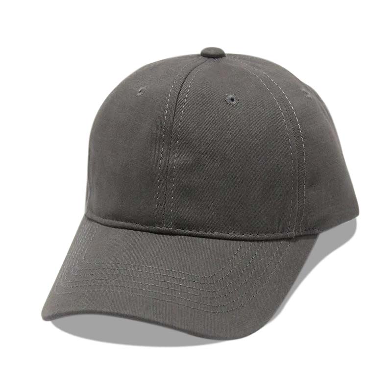 【 High quality hat 】Dark grey Hat custom printing logo student hat baseball hat custom - fansmotif
