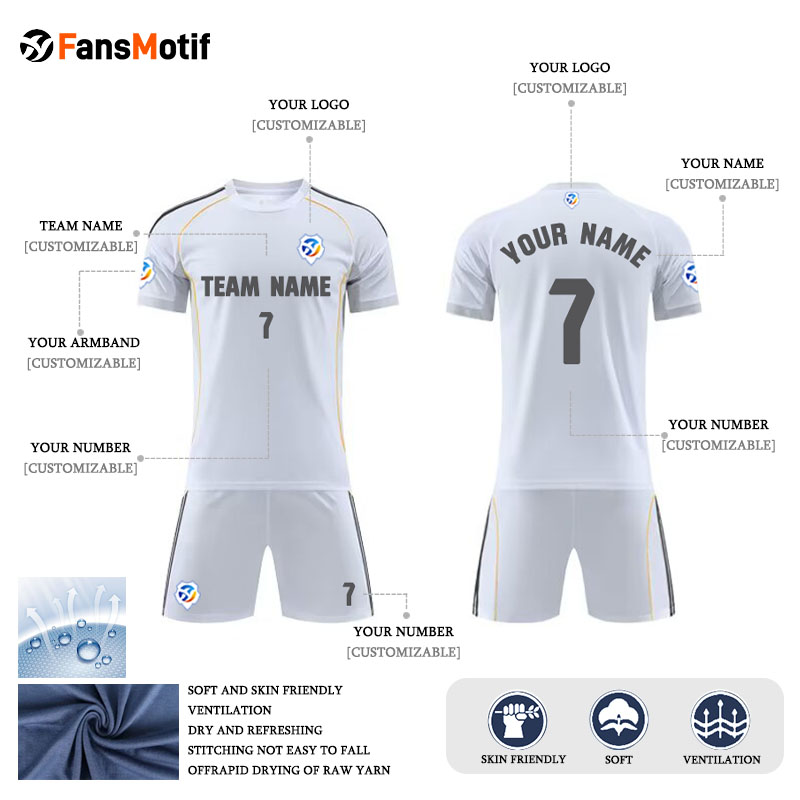 【 Senior jersey customization 】JR Customized adult football jersey game jersey team jersey - fansmotif